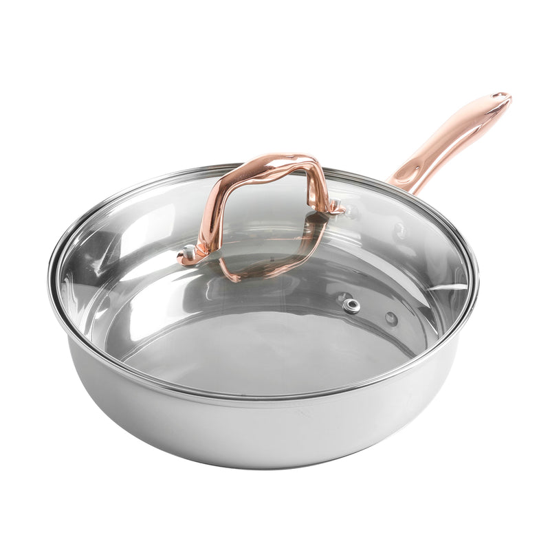 Gibson Home Bransonville - 8pc Stainless Steel Belly Shape Cookware Set - Gift Box