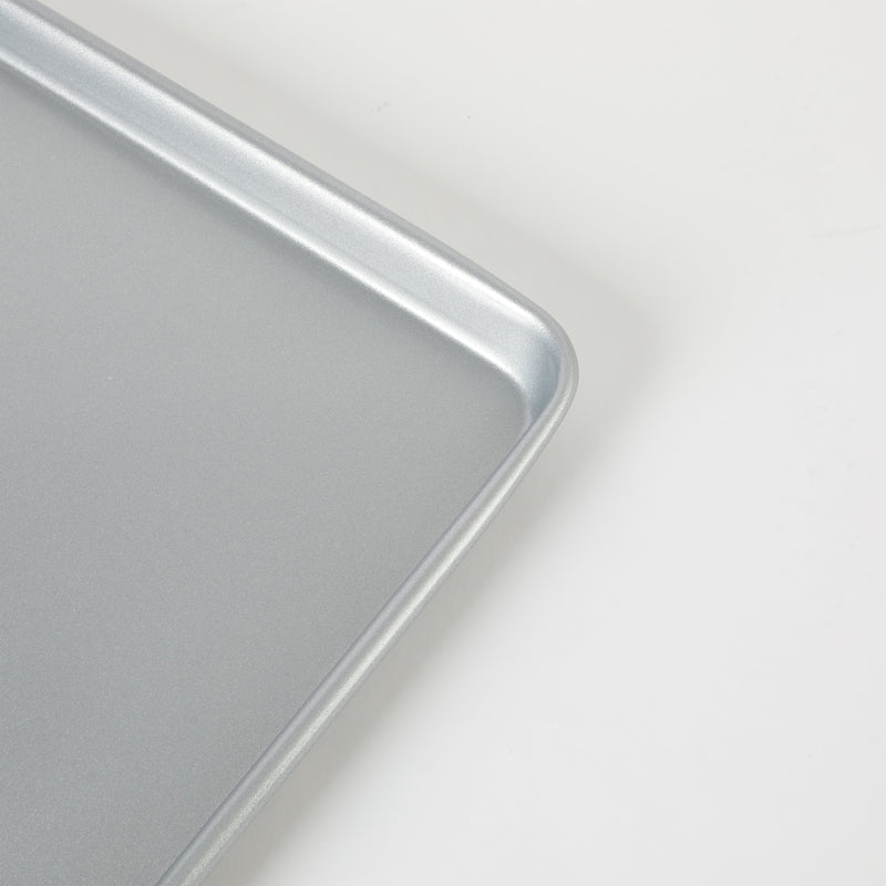 Martha Stewart Everyday Bakeaway 15" Carbon Steel Cookie Sheet - Silver - Nonstick Interior - Color Label