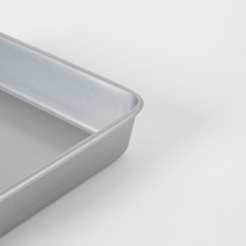 Martha Stewart Everyday Bakeaway 9" Carbon Steel Bake Pan - Silver - Square - Nonstick Interior - Color Label
