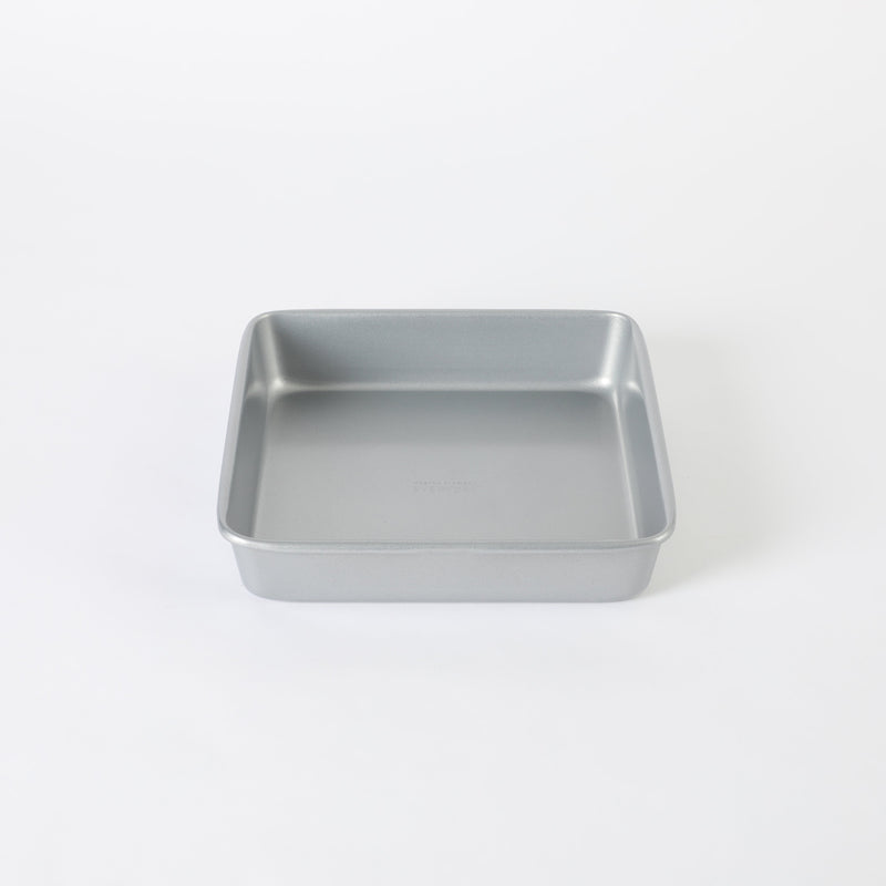 Martha Stewart Everyday Bakeaway 9" Carbon Steel Bake Pan - Silver - Square - Nonstick Interior - Color Label
