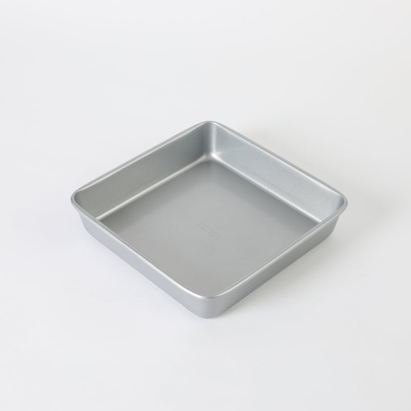 Martha Stewart Everyday Bakeaway 9" Carbon Steel Bake Pan - Silver - Square - Nonstick Interior - Color Label