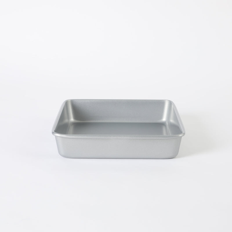 Martha Stewart Everyday Bakeaway 9" Carbon Steel Bake Pan - Silver - Square - Nonstick Interior - Color Label