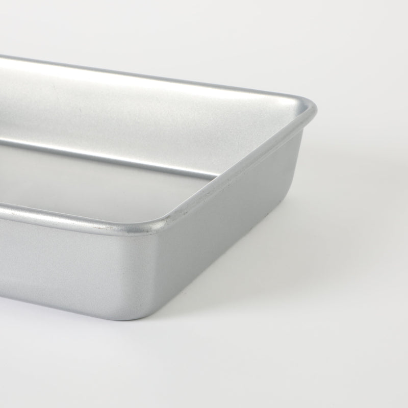 Martha Stewart Everyday Bakeaway 13" x 9" Carbon Steel Baking Pan - Silver - Rectangle - Nonstick Interior - Color Label