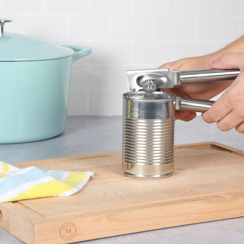 Martha Stewart Richburn Stainless Steel Can Opener - Stainless Steel Hollow Handle - Tie Card