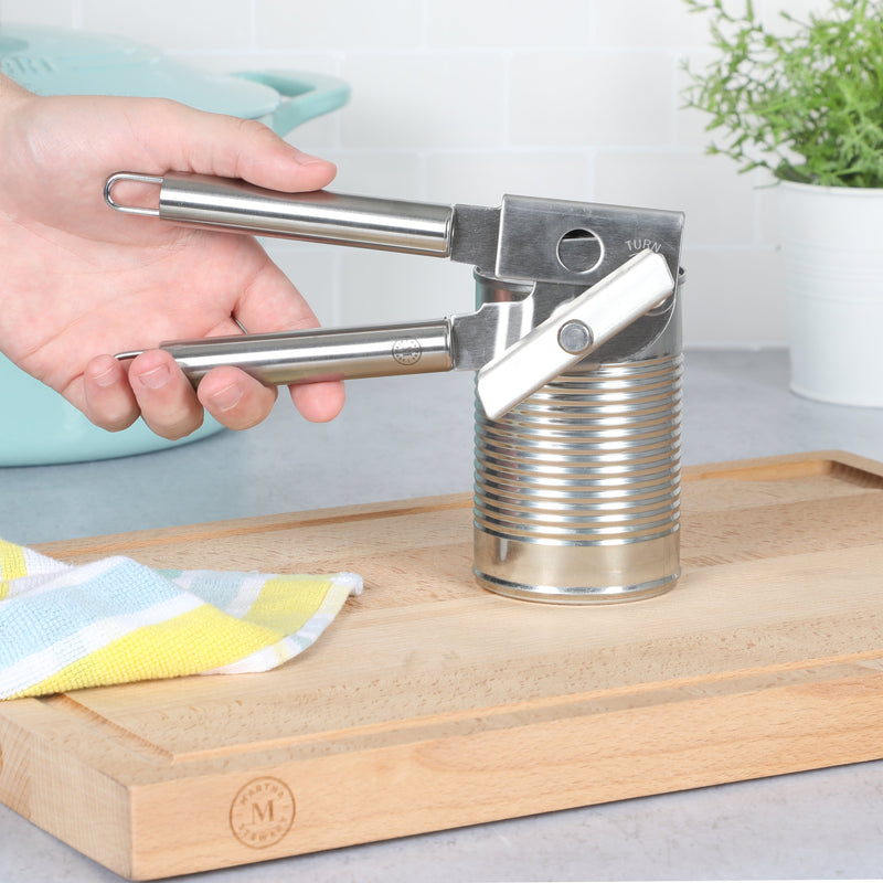 Martha Stewart Richburn Stainless Steel Can Opener - Stainless Steel Hollow Handle - Tie Card