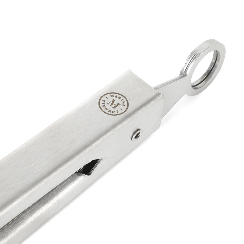 Martha Stewart Richburn 9" Stainless Steel Tongs - Tie Card