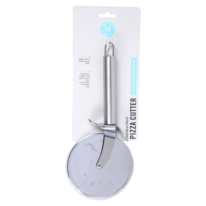 Martha Stewart Richburn 4" Stainless Steel Pizza Cutter - Tie Card