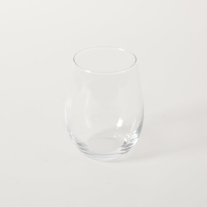 Martha Stewart Barrow 4pc 19oz Stemless Wine Glass Set - Clear - Open Window Gift Box
