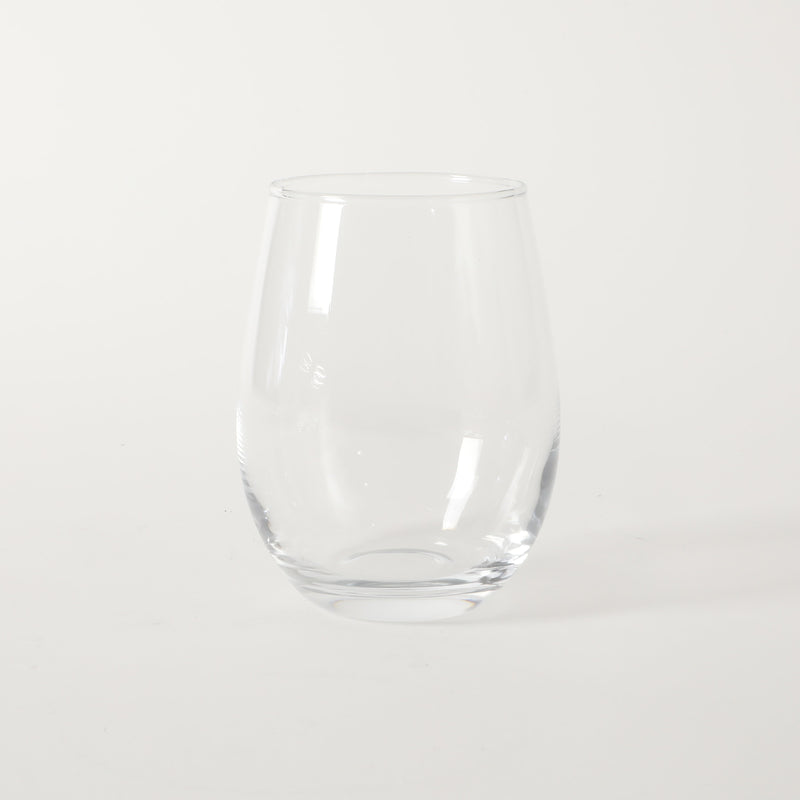 Martha Stewart Barrow 4pc 19oz Stemless Wine Glass Set - Clear - Open Window Gift Box