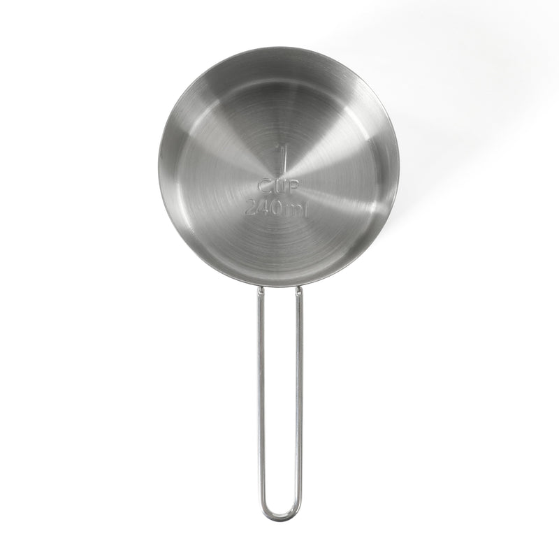 Martha Stewart Richburn 4pc Stainless Steel Measuring Cups - Matte Finish - Tie Card