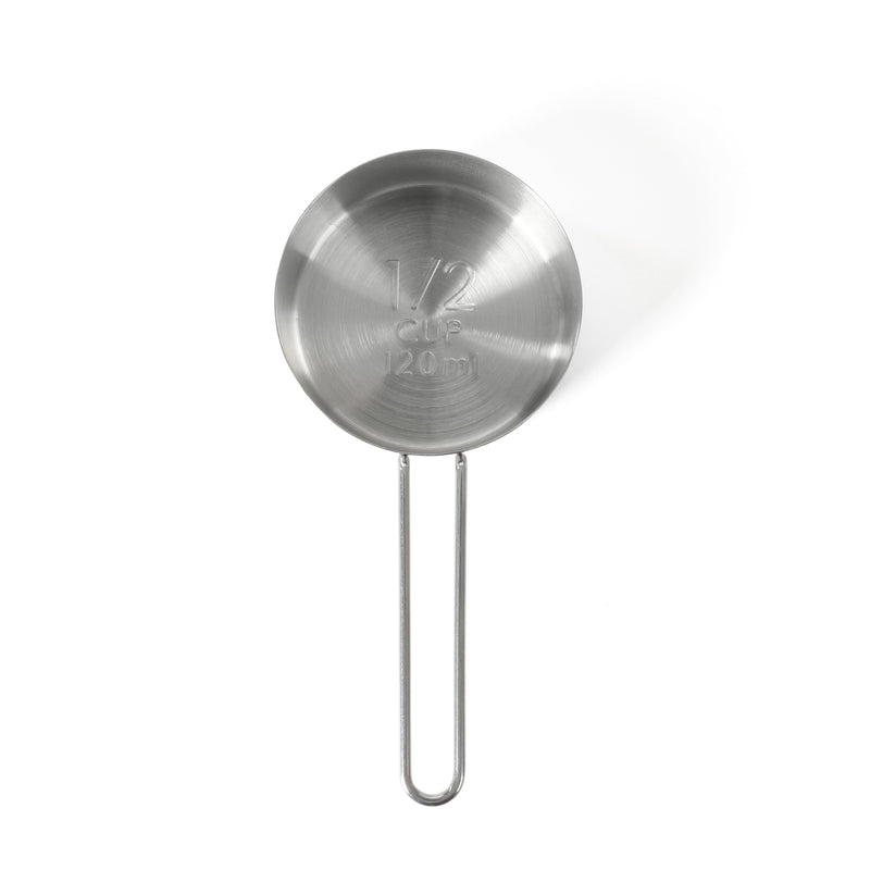 Martha Stewart Richburn 4pc Stainless Steel Measuring Cups - Matte Finish - Tie Card