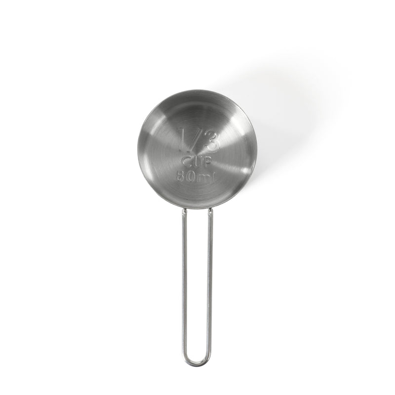 Martha Stewart Richburn 4pc Stainless Steel Measuring Cups - Matte Finish - Tie Card