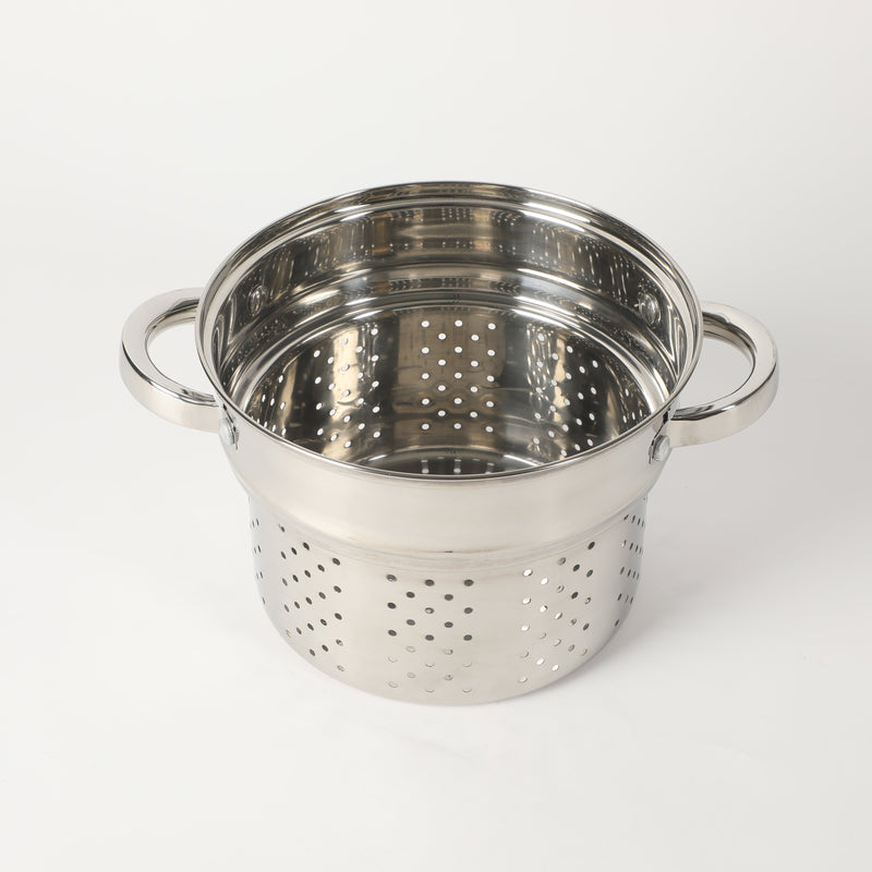 Oster Sangerfield 5qt Stainless Steel Pasta Pot Set w/ Steamer, Basket, & Lid - Gift Box