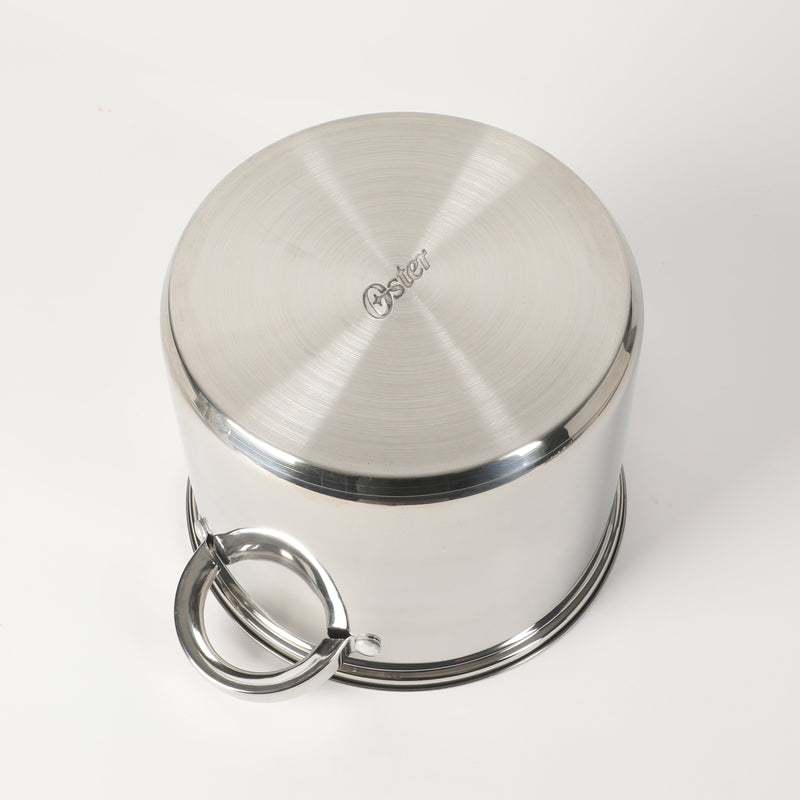 Oster Sangerfield 5qt Stainless Steel Pasta Pot Set w/ Steamer, Basket, & Lid - Gift Box