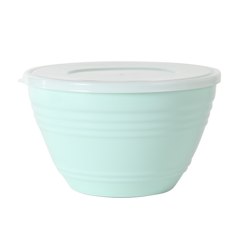 Martha Stewart Hoyt 8pc Mixing Bowl Set w/ Lid- Round - Martha Blue - PP & LLPE - Gift Box