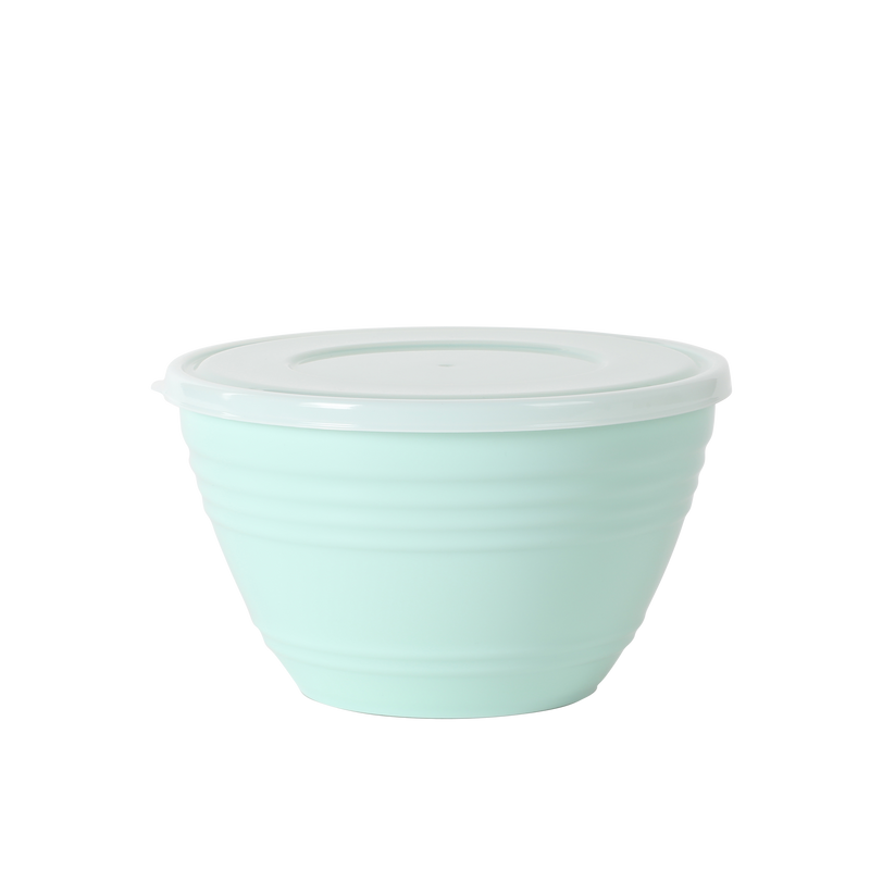 Martha Stewart Hoyt 8pc Mixing Bowl Set w/ Lid- Round - Martha Blue - PP & LLPE - Gift Box
