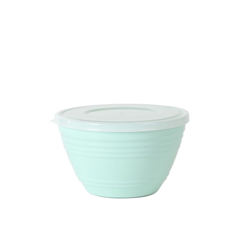 Martha Stewart Hoyt 8pc Mixing Bowl Set w/ Lid- Round - Martha Blue - PP & LLPE - Gift Box