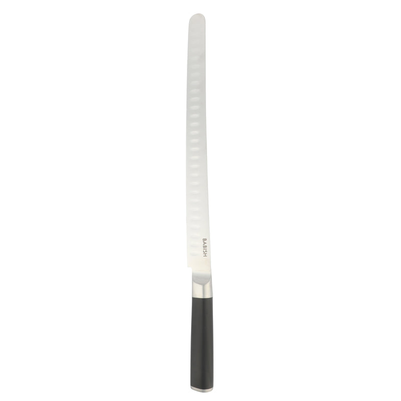 Babish 12" German Steel Super Slicer Knife - Stainless Steel - Gift Box w/ Remailer