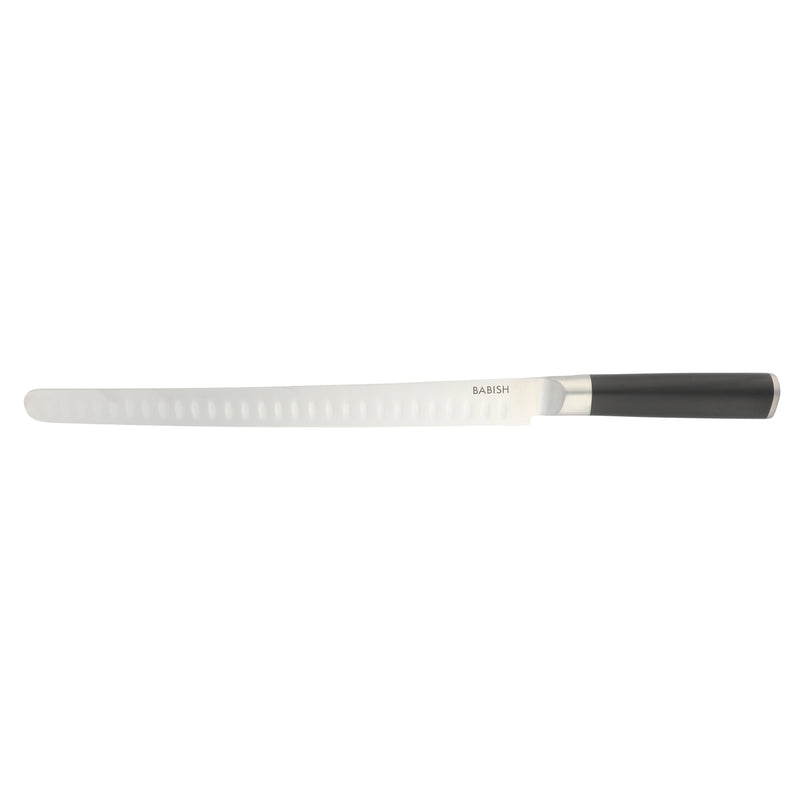 Babish 12" German Steel Super Slicer Knife - Stainless Steel - Gift Box w/ Remailer