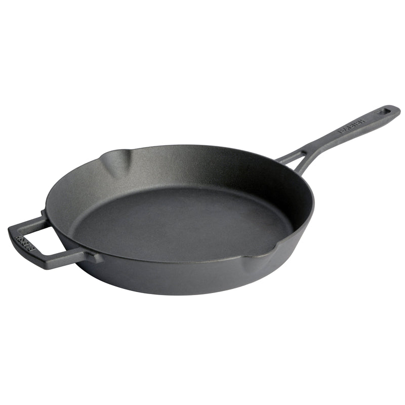 Babish 12" Preseason Cast Iron Skillet - Color Sleeve w/ Remailer