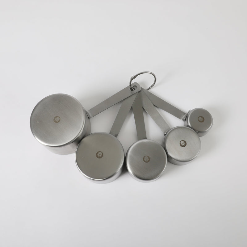 Babish 10pc Stainless Steel Measuring Cups & Spoons Set - Matte Brushed Int. -GBX w/ Remailer