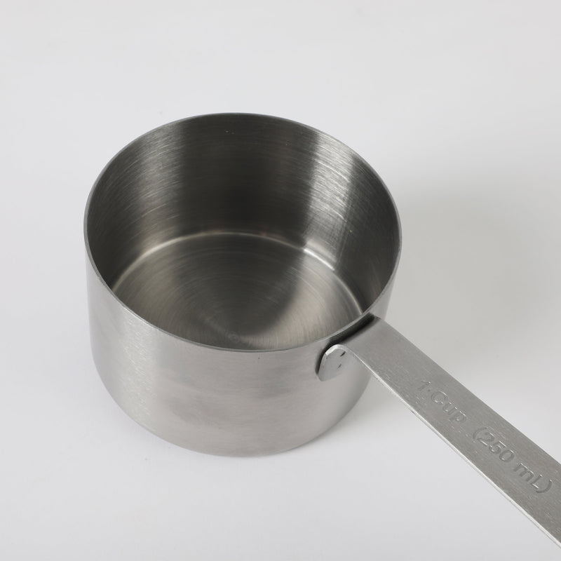 Babish 10pc Stainless Steel Measuring Cups & Spoons Set - Matte Brushed Int. -GBX w/ Remailer