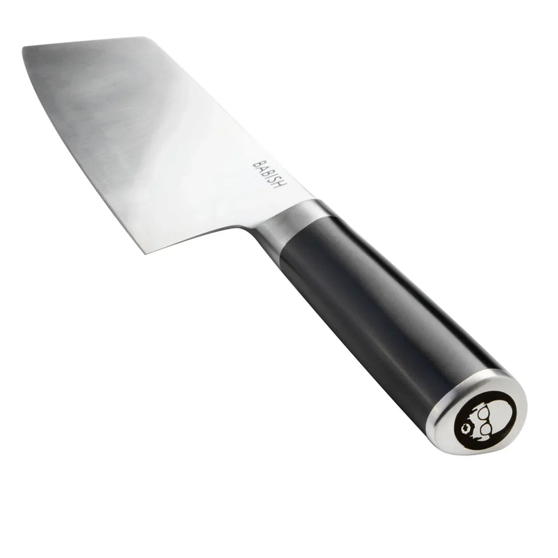Babish 7.5" German Steel Clef Knife - ABS Handle - Stainless Steel - Gift Box w/ Remailer
