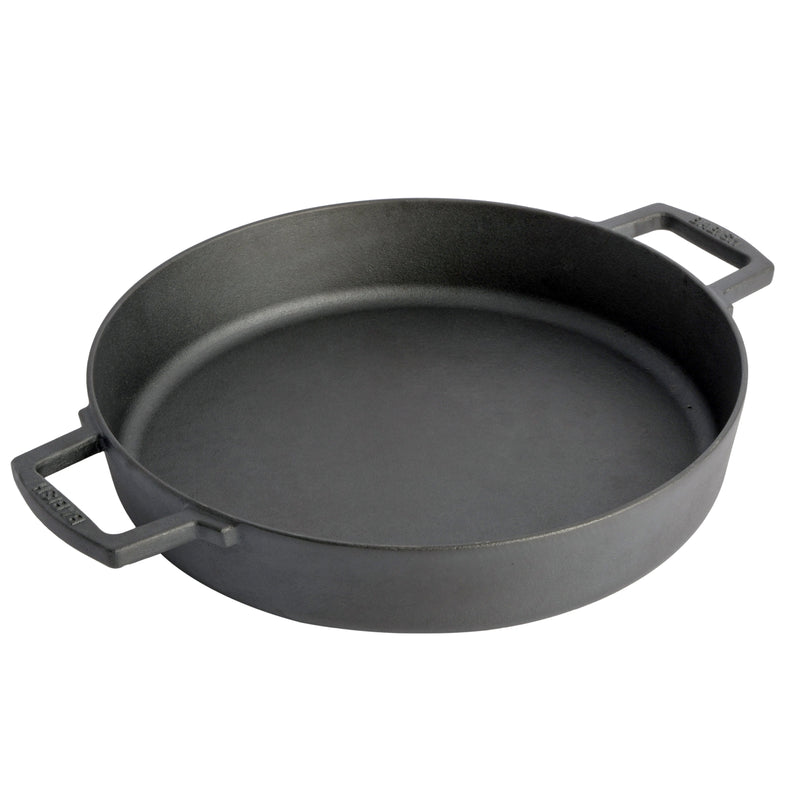 Babish 13" Preseason Cast Iron Everyday Pan - Color Sleeve w/ Remailer
