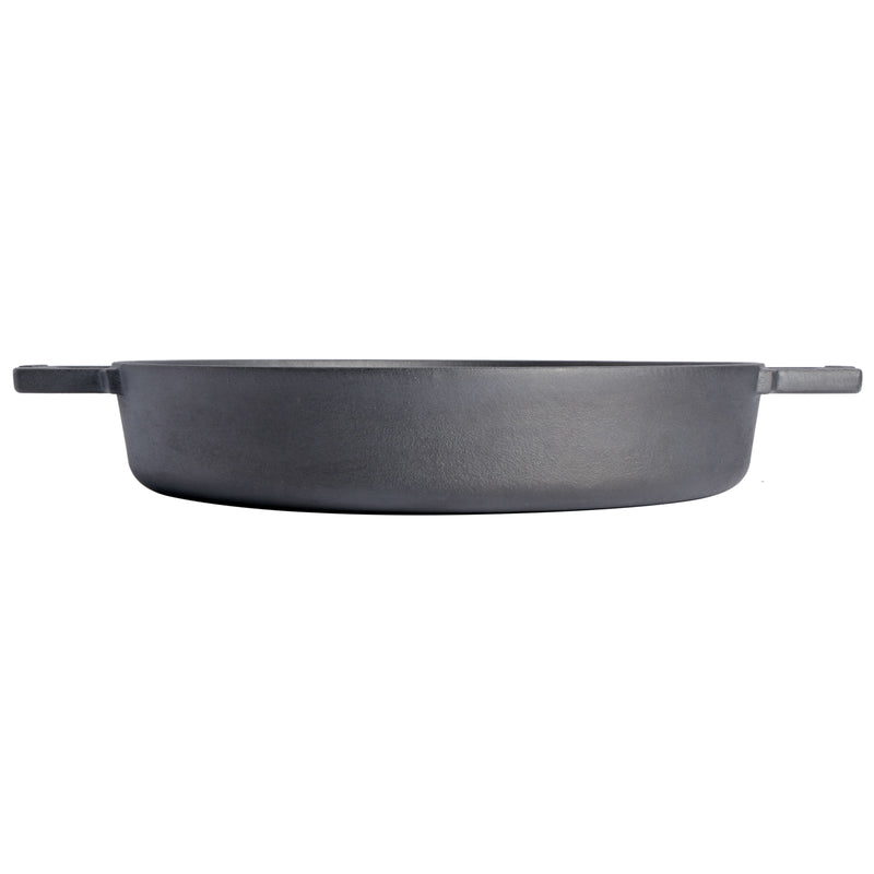 Babish 13" Preseason Cast Iron Everyday Pan - Color Sleeve w/ Remailer