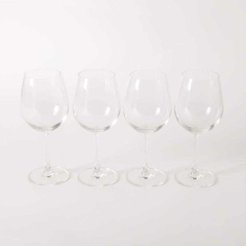 Martha Stewart Vivica 4pc 20oz Stemmed Red Wine Glass Set - Clear - Open Window Gift Box