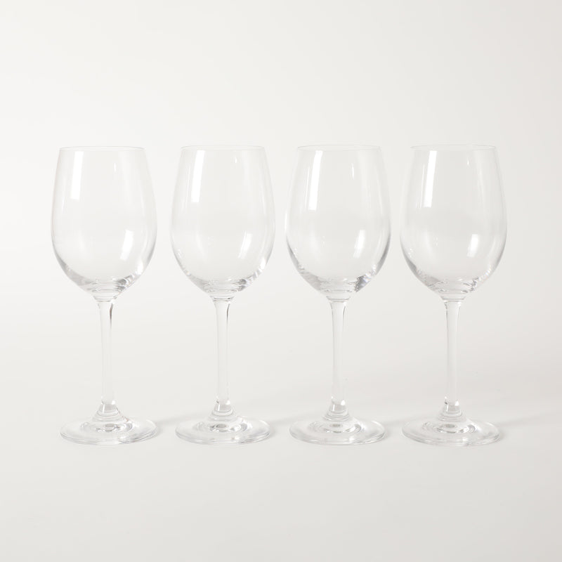 Martha Stewart Vivica 4pc 14oz Stemmed White Wine Glass Set - Clear - Open Window Gift Box
