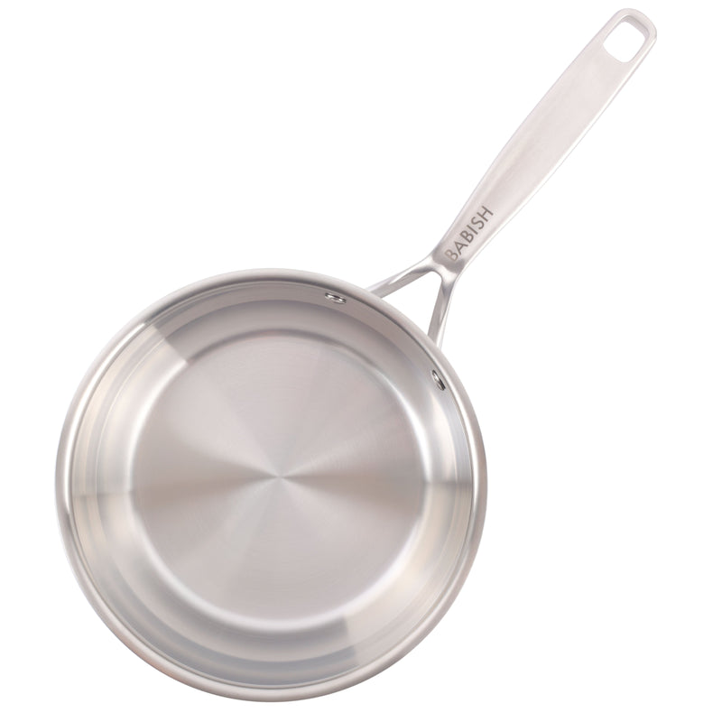 Babish 3.5qt Triply Stainless Steel Saucepan w/ Lid - Color Sleeve w/ Remailer