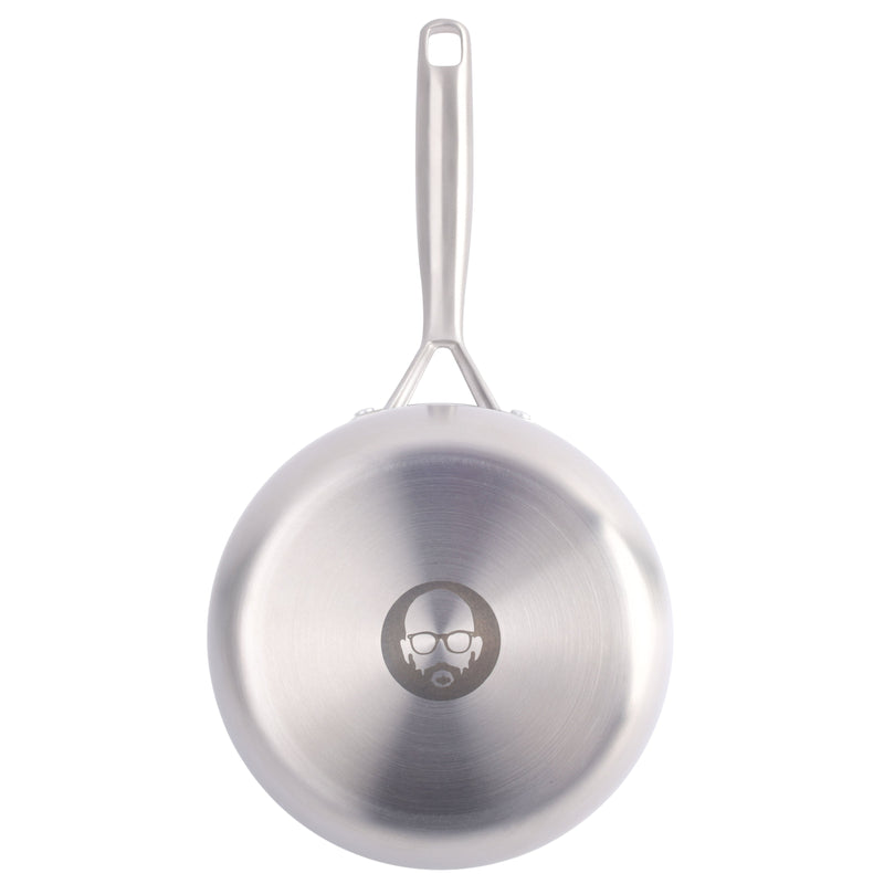 Babish 3.5qt Triply Stainless Steel Saucepan w/ Lid - Color Sleeve w/ Remailer