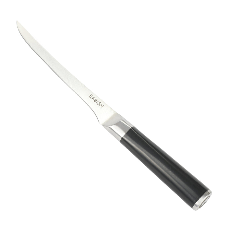 Babish German Steel Boning Knife - ABS Handle - Stainless Steel - Gift Box w/ Remailer
