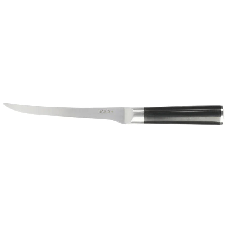Babish German Steel Boning Knife - ABS Handle - Stainless Steel - Gift Box w/ Remailer