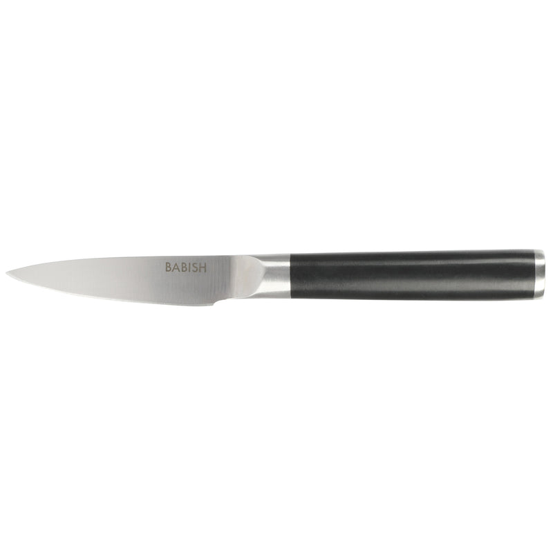 Babish 3.5" German Steel Paring Knife - ABS Handle - Stainless Steel - Gift Box w/ Remailer