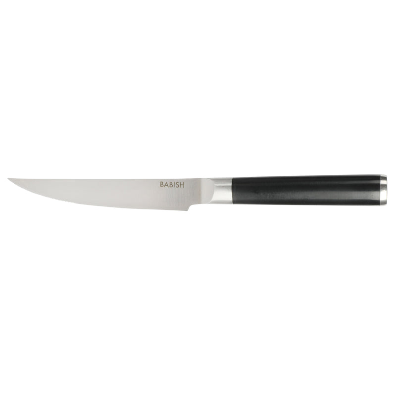 Babish 4pc Stainless Steel Steak Knife Set - ABS Handle - Gift Box w/ Remailer