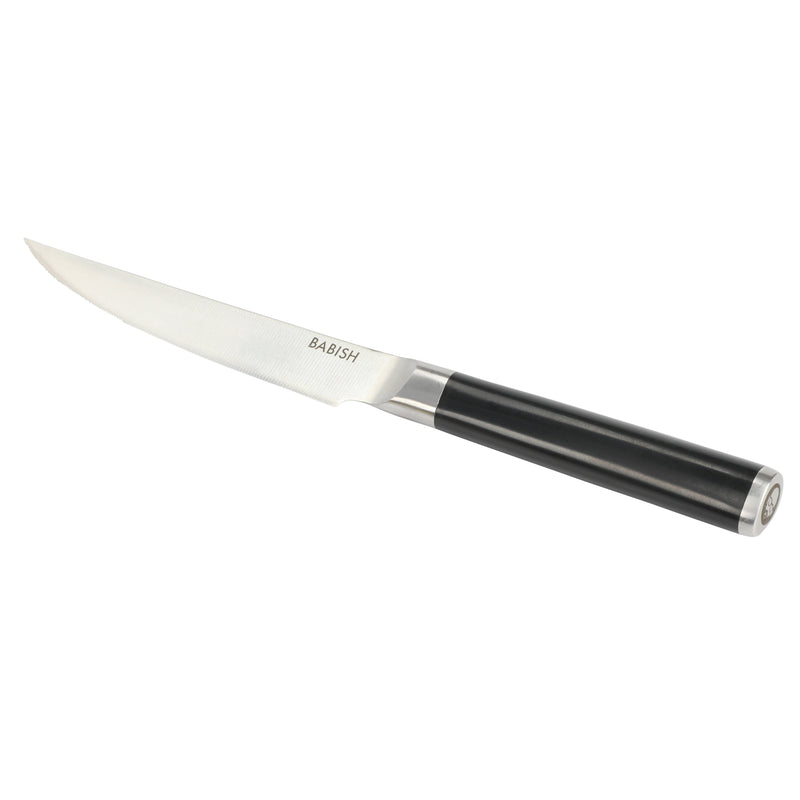 Babish 4pc Stainless Steel Steak Knife Set - ABS Handle - Gift Box w/ Remailer