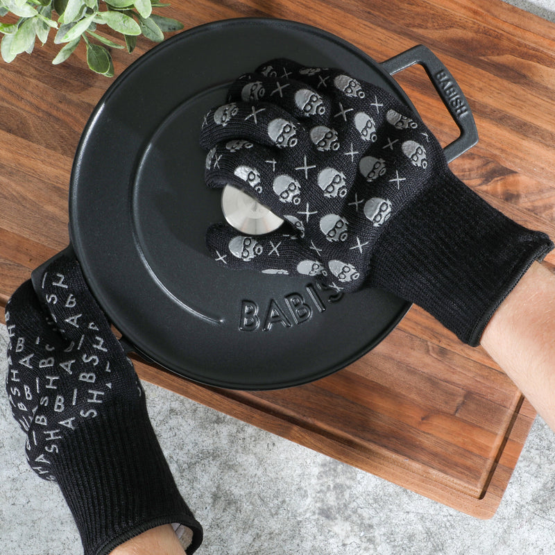 Babish 2pc 11" x 8" Oven Mitts - Cotton - Hang Tag w/ Remailer