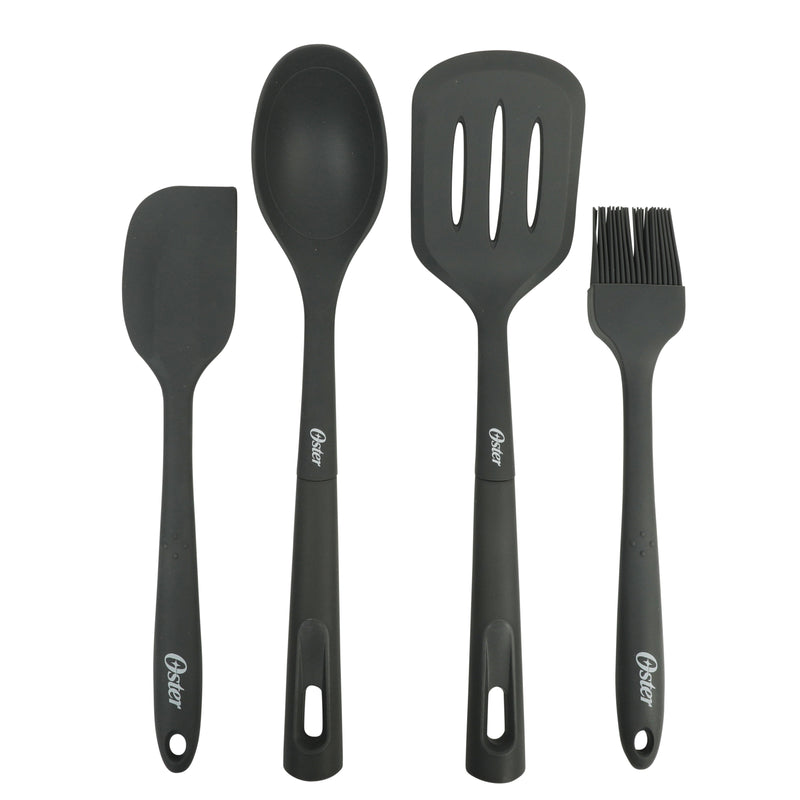 Oster Rooney 12pc Cast Aluminum Cookware Set - Linen Ceramic Interior - Induction - Soft Touch Handle - Gift Box