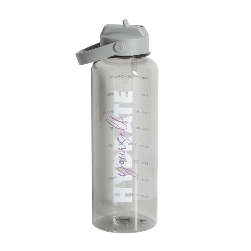 Gibson Home Breuer 50oz Water Bottle w/ AS Lid & Handle - 2 Assorted Colors - Clear - Tritan / AS Plastic - Open Stock