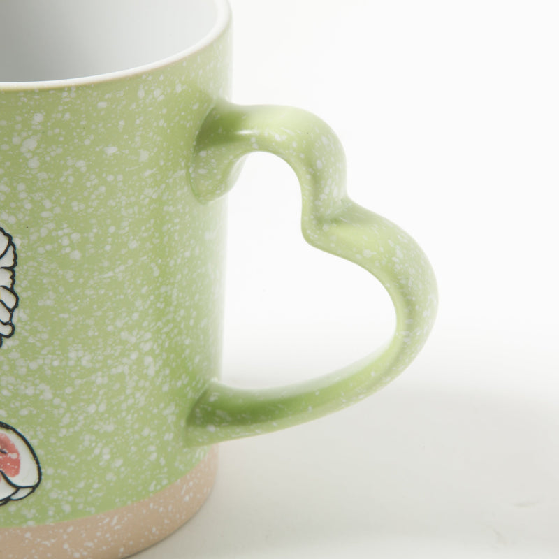 Gibson Home Sunbloom 15oz Mug - 4 Assorted Designs - Wax Relief - Stoneware - Open Stock