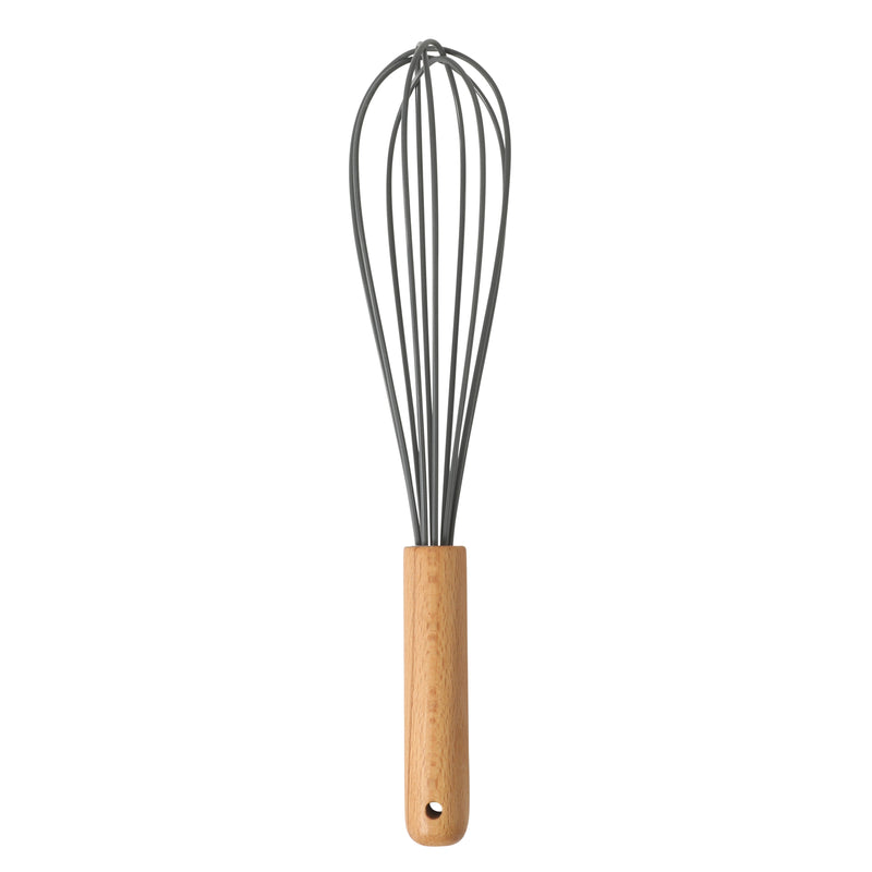 Gibson Home Holton 7pc Kitchen Tools & Gadgets Set - Beech Wood Handle - Nylon/Silicone Head - Gift Box