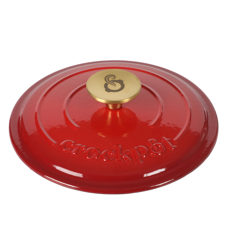 Crock-Pot Artisan 3qt Enamel Cast Iron Saucepan w/ Lid - Round - Gift Box w/ Remailer