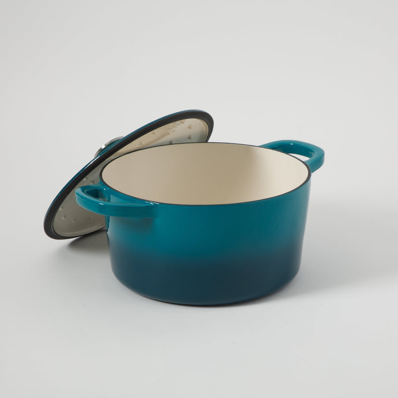 Crock-Pot Artisan 7qt Enamel Cast Iron Dutch Oven w/ Lid - Round - Gift Box w/ Remailer