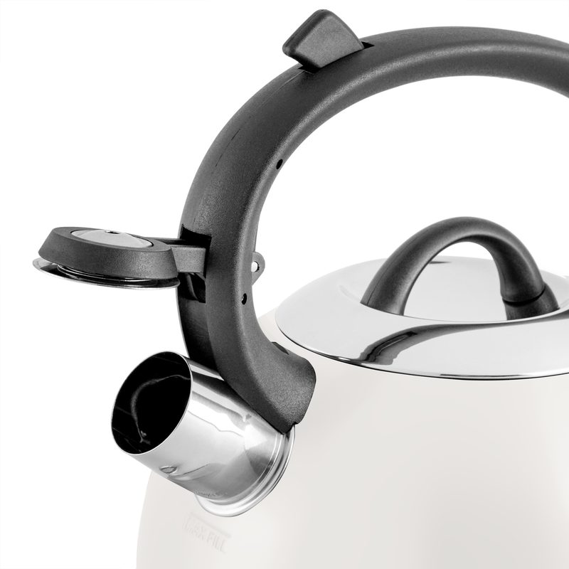 Mr. Coffee Flintshire 1.75qt Stainless Steel Tea Kettle - Nylon Handle - Gift Box