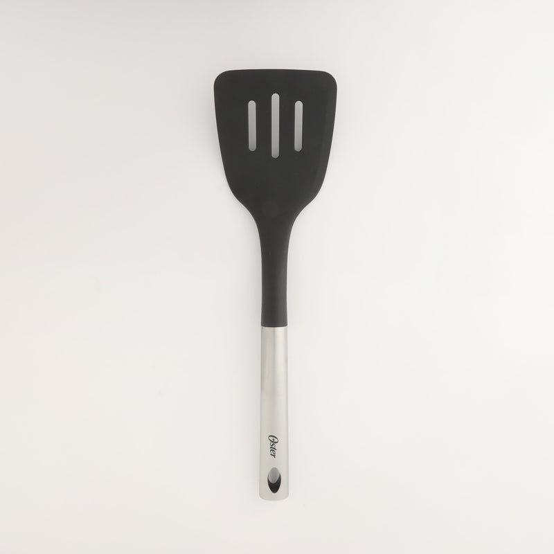 Oster Baldwyn Stainless Steel Slotted Turner - Nylon Head - Tie Card