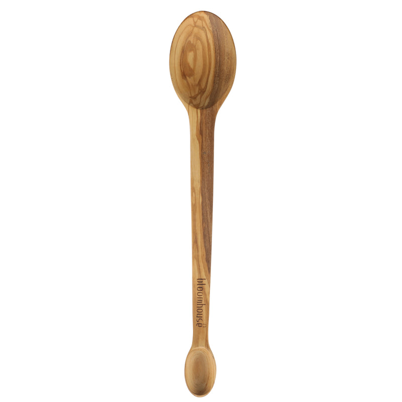 Bloomhouse 2pc 14" Olive Wood Ladle & Tasting Spoon - Hang Tag w/ Remailer