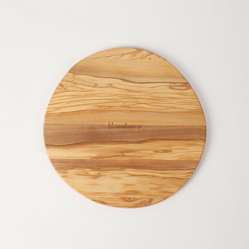 Bloomhouse 10" Preseason Plus Cast Iron Skillet w/ Wooden Trivet - Olive Oil - Gift Box w/ Remailer