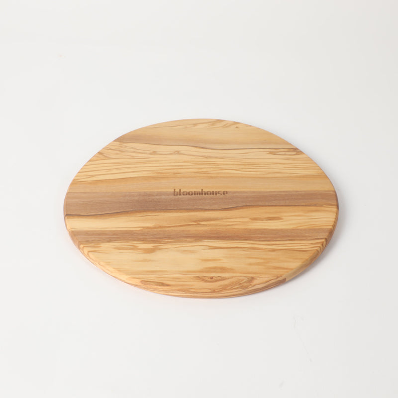 Bloomhouse 10" Preseason Plus Cast Iron Skillet w/ Wooden Trivet - Olive Oil - Gift Box w/ Remailer